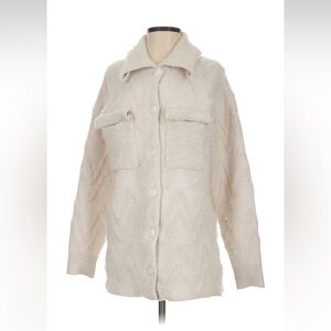 Elegant Cream Teddy Jacket